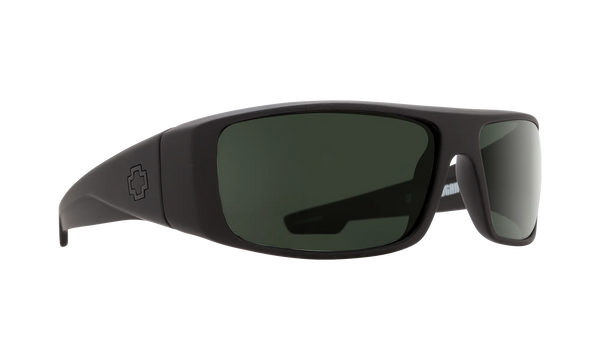 Spy LOGAN Soft Matte Black w/ Happy Grey Polarised