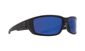 Spy DIRTY MO Soft Matte Black w/ HD Plus Dark Blue Spectra Mirror Polarised