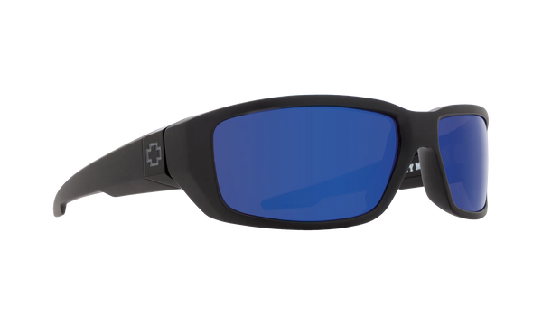 Spy DIRTY MO Soft Matte Black w/ HD Plus Dark Blue Spectra Mirror Polarised