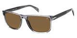 DB David Beckham 1060/S Transparent Grey w/ Brown