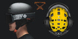 Spy Lil Astronomic MIPS Kids Helmet - Matte White w/ Orange splatter logo