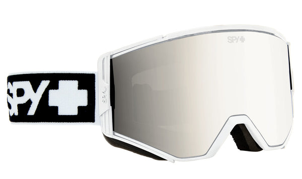 Spy ACE 2016 Matte White w/ Silver Mirror + Bonus lens