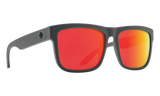 Spy DISCORD Soft Matte Dark Grey w/ Happy Red Spectra Mirror Polarised