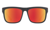 Spy DISCORD Soft Matte Dark Grey w/ Happy Red Spectra Mirror Polarised
