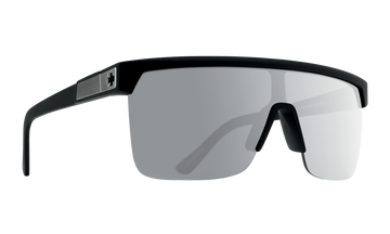 Spy FLYNN 5050 Soft Matte Black w/ HD Plus Silver Spectra Mirror Polarised