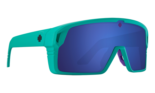 Spy MONOLITH Matte Teal w/ HD+ Dark Blue Spectra Mirror