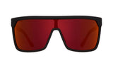 Spy FLYNN Soft Matte Black/Red Fade w/ Happy Red Flash