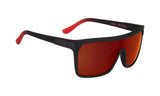 Spy FLYNN Soft Matte Black/Red Fade w/ Happy Red Flash