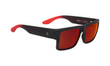 Spy CYRUS Soft Matte Black/Red Fade w/ HD+ Red Flash