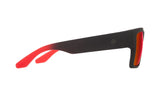 Spy CYRUS Soft Matte Black/Red Fade w/ HD+ Red Flash