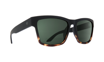 Spy HAIGHT 2 Soft Matte Black Tort Fade w/ HD+ Happy Grey