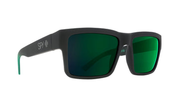 Spy Montana Soft Matte Black/Green Fade w/ Happy Green Flash