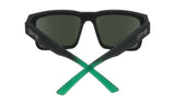 Spy Montana Soft Matte Black/Green Fade w/ Happy Green Flash