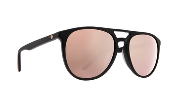 Spy Syndicate Matte Black w/ Happy Rose Quartz Spectra Mirror