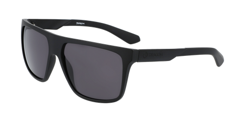 Dragon VINYL Matte Black w/ Smoke LumaLens Polarised