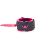 Ocean & Earth Diamond Flex Regular 7'0" Surfboard Leash - Pink