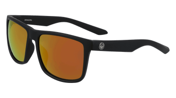 Dragon MERIDIEN Matte Black w/ Orange Ion LumaLens