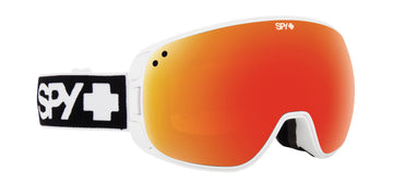 Spy BRAVO Matte White w/ Red Spectra + Bonus lens