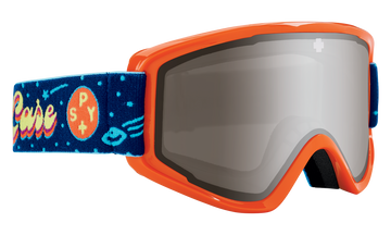 Spy CRUSHER ELITE JR Space Case Orange/Blue w/ Silver Spectra Mirror