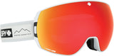 Spy LEGACY 2019 Essential White w/ Happy Red Spectra + Bonus Lens
