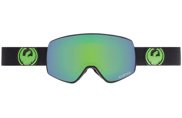 Dragon NFX2 - Jet w/ Green Ion + Bonus Lens