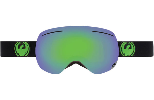 Dragon X1 - Jet w/ Green Ion + Bonus Lens